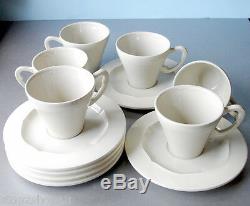 Gien EVOL Tea Cup & Saucer 12 Piece Set Service for 6 Made in France New in Box