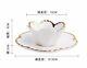 Golden Butterfly Stereo Drill Coffee Cup Dish Spoon Afternoon Tea Cup Butterfly