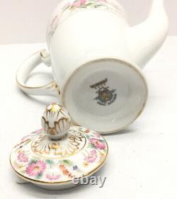 Gorgeous 15pc Tea Set Vintage Noritake Fine China Veronic 5009 Tea Pot Tea Cups
