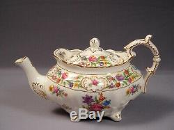 HAMMERSLEY DRESDEN SPRAYS Coffee Tea set Pot Sugar Bowl Cup Saucers Bone China