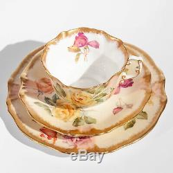 Hammersley Tea Set 13631 Warm Blush Bone China 10 Tea Cups, Saucers & Tea Plates