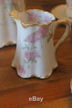 Haviland Limoges Baltimore Rose 1151 Tea Coffee Chocolate Set pot creamer cup