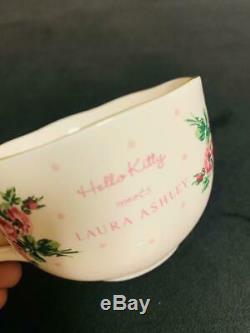 HelloKitty meets LAURA ASHLEY Hello Kitty Tea Cup Saucer 1 Plush Toy Set