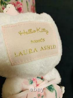Hello Kitty meets LAURA ASHLEY Plush Doll stuffed Rosa mascot Tea cup set Sanrio