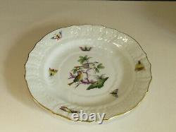 Herend (hungary) Porcelain'rothschild Bird' Pattern Tea For One Set (6 Pieces)