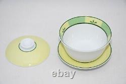 Hermes Africa Teacup Set of 3 porcelain tea bowl green