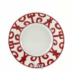 Hermes Balcon du Guadalquivir 4-Piece Teacup & Saucer Set Printed Porcelain