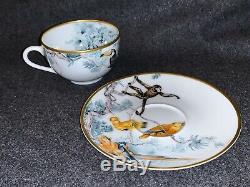 Hermes CARNETS D'EQUATEUR Tea Cup and Saucer Set