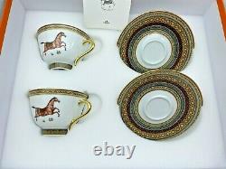 Hermes Cheval d'Orient Tea Cup and Saucer Brand New