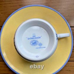 Hermes Circus Le clown cavalier Cup & Saucer Set Fine Bone china Used