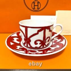 Hermes Guadalquivir Tea Cup Saucer Tableware set of 1 FROM JAPAN NEW