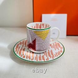 Hermes Hippomobile Coffee Cup and Saucer 2 set porcelain dinnerware tea No. 2