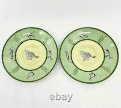 Hermes L'Afrique Africa Coffee Tea Cup Saucer 2Set Tableware Authentic withBox