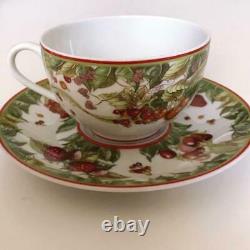 Hermes Pythagore Tea Cup Saucer Tableware 2 set Porcelain Ornament New Unused