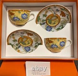 Hermes Siesta teacup and saucer set for 2