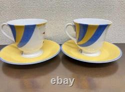 Hermes cup tableware Rare Morning Teacup & Saucer Circus 6 2Pair