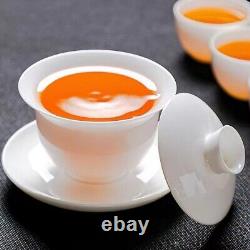 High end white porcelain tea set teapot covered teacup teacup Cup Set