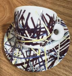 Illy Art Collection Espresso cups & saucers Set By James Rosenquist Year 1995