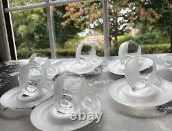 Illy Art Espresso Cups & Saucers Crystal Clear By Matteo Thun / Limited Edition