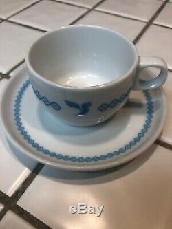 Iran Air set of 6 First Class coffee tea cup & saucer by Bauscher Germany