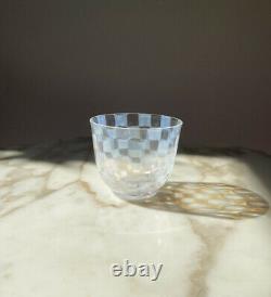Japanese Hirota glass Taisho Roman Small Tea Cup 5 Set 140ml