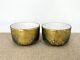 Japanese sake cup set ceramic enamel gold leaf Cloisonné by Tutanka