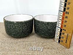 Japanese sake cup set ceramic enamel gold leaf Cloisonné by Tutanka