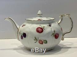 John Aynsley Florida Pattern Tea Set 4-Cup Teapot Sugar Open Bowl and Creamer
