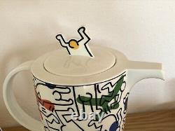 Keith HARING 1991 Original Coffee Set Service Villeroy Boch tea Cup Plate Warhol