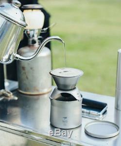 Keith Titanium Ti3911 Coffee Reusable Rufillable Mini Filter Tea Maker Cup Set