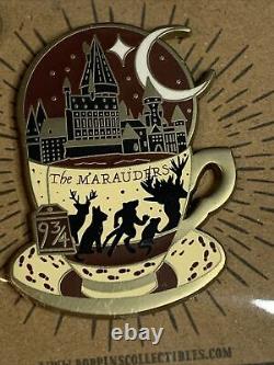 LASERBRAIN x POPPINS Collectibles Harry Potter Marauders Map Teacup Bean Pin Set