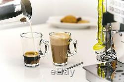 Latte Glasses With Spoons Tea Cup Coffee Mug Cappuccino Hot Drinks Chocolate