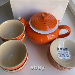 Le Creuset Tea Set Teapot Cup & Saucer