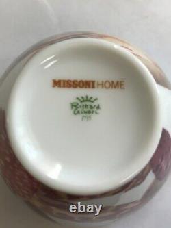 MISSONI HOME By Richard Ginori Tea Set Made In Italy Porcelain Multicolour