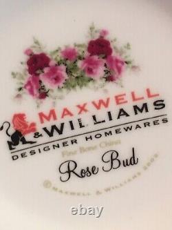 Maxwell Williams Pink Roses Bud Roses Teapot Tea Cups Saucers Job Lot Set