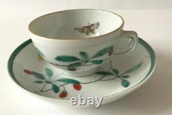 Mottahedeh Famille Verte Set 10 Tea Cups & Saucers Y-1678