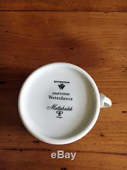 Mottahedeh Waterdance Tea Cup & Saucer Set of 6 NEW ($630 Retail)