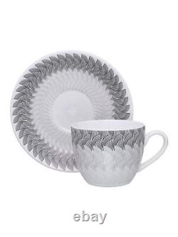 Multicolor Ceramic Tea Cup Saucer Set  210 ML, Set of 12 (6 Cups & 6 Saucer)