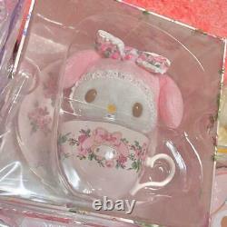 My Melo LAURA ASHLEY Tea cup set & Mascot Plush Doll Sanrio RARE