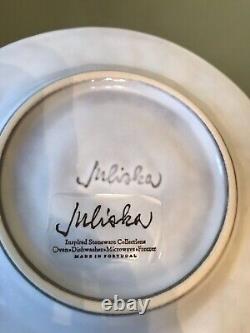 NEW JULISKA Quotidien Tea/Coffee Cup and Saucer, White Truffle, Set of 3