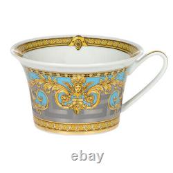 NEW Rosenthal Versace Prestige Gala Teacup & Saucer Blue Set