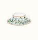 New In Box Current Hermès A Walk In The Garden 2 x Teacups & Saucers Set RRP$750