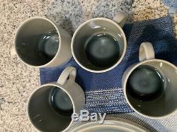 New Jars Dinnerware Set 4 Tea Cups, 4 Plates, 4 Saucers Made In France