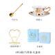 New Luxury Bone China Coffee Cup Saucer Spoon Afternoon Tea Set Ceramic Teapot