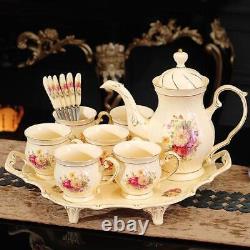 New Luxury Cup Set Modern kitchen Household Ceramic Tea Cup Water Tea Set