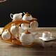 New Pure White Minimalist Afternoon Tea Set Continental Coffee Cup Gift Set Pot