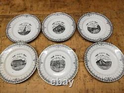 New Unused St Agnes Cornwall Tea Set Of 6 Cups And Saucers And 6 Plates 2000