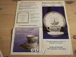 New Unused St Agnes Cornwall Tea Set Of 6 Cups And Saucers And 6 Plates 2000