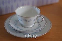 Noritake 6207 Japan Made 18pc Tea Set Plate Cup Saucer, Bone China, In Box