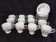 Noritake Ireland 2772 Edenderry Footed Cup & Saucer Set of 11 Excellent
